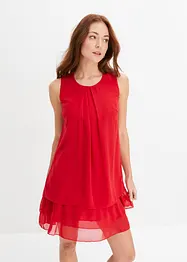 Robe en chiffon en polyester recyclé, bonprix