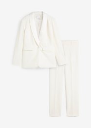 Tailleur pantalon de mariée avec blazer à épaulettes (ens. 2 pces), bpc selection