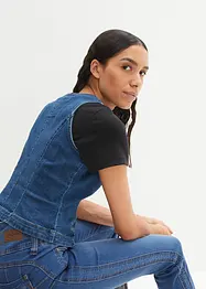 Gilet sans manches en jean extensible, bonprix