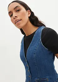 Gilet sans manches en jean extensible, bonprix