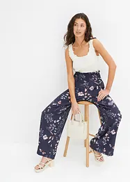Pantalon en jersey de crêpe léger, bonprix