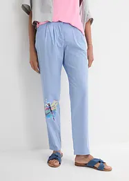 Léger pantalon à pinces imprimé libellules, bpc bonprix collection