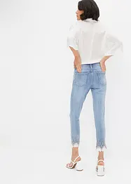 Jean skinny à dentelle, bonprix