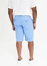 Bermuda chino avec lin majoritaire et cordon, Regular Fit, bonprix