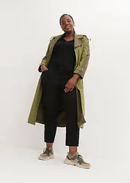 Pantalon en lin avec détails poche et boutons à la base, bonprix