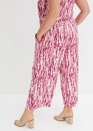 Pantalon taille extensible imprimé, bonprix