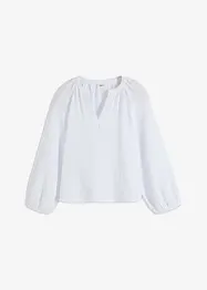 Blouse oversize en gaze de coton, bonprix
