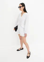 Blouse oversize en gaze de coton, bonprix