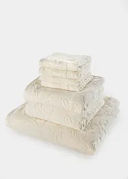 Serviette de toilette avec structure en relief, bonprix