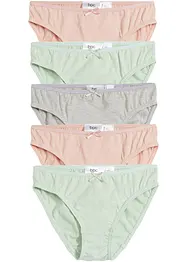 Lot de 5 slips fille, bonprix