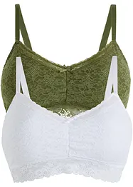 Lot de 2 brassières, bonprix