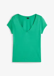 T-shirt col V, bonprix