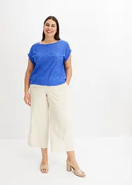 T-shirt à broderie anglaise, bonprix