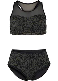 Bikini brassière (ens. 2 pces) avec mesh transparent, bonprix
