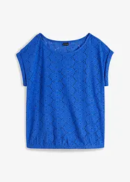 T-shirt à broderie anglaise, bonprix