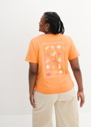 T-shirt manches courtes en coton avec imprimé, bpc bonprix collection