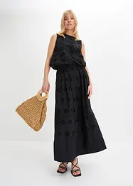 Jupe longue en coton, bonprix