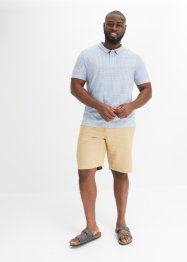 Polo manches courtes en coton avec imprimé minimaliste, bpc bonprix collection
