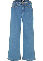 Jean large, taille mi-haute, raccourci, bonprix