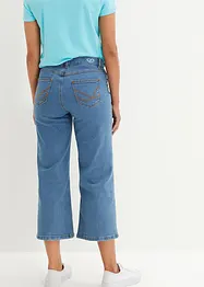 Jean large, taille mi-haute, raccourci, bonprix