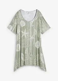 T-shirt long en viscose extensible, bonprix