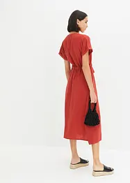 Robe avec lin mélangé, bonprix