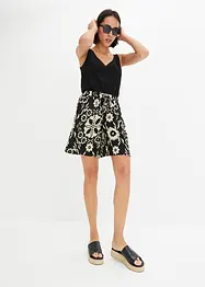 Short large à effet froissé et taille haute élastiquée, bpc bonprix collection