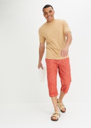 Pantalon 3/4 avec lin, Regular Fit, John Baner JEANSWEAR