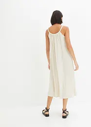 Robe légère à bretelles en crêpe, bonprix