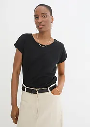 T-shirt coton et soie, bonprix