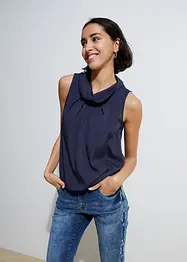 Top-blouse en polyester recyclé, bonprix