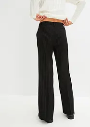 Pantalon à fines rayures avec jambes larges, bonprix