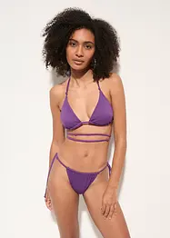 Haut de bikini triangle avec polyamide recyclé, RAINBOW