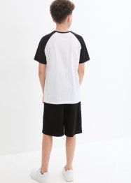 T-shirt et pantacourt garçon en coton (ens. 2 pces), bpc bonprix collection
