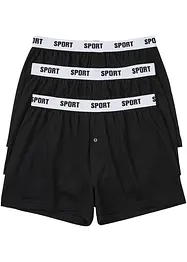 Lot de 3 boxers décontractés en jersey, bpc bonprix collection