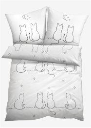 Parure de lit avec chats, bpc living bonprix collection