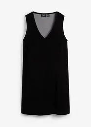 Robe trapèze en tissu éponge, bonprix