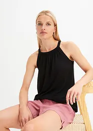 Top jersey à fronces, bonprix