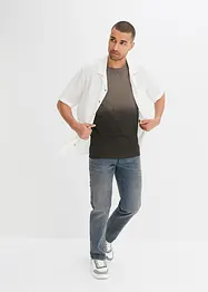 Débardeur avec dégradé de couleur en coton, Slim Fit, bonprix