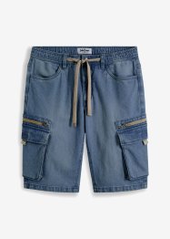 Short long en jean avec poches cargo, Regular Fit, John Baner JEANSWEAR