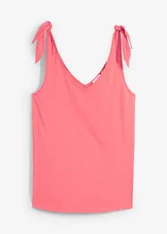 Top en coton avec détails nœuds, bonprix