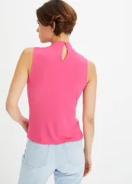 Top en viscose fluide avec détail froncé, bonprix