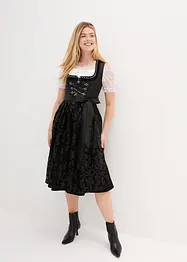 Dirndl avec tablier à paillettes (ens. 2 pces), bonprix