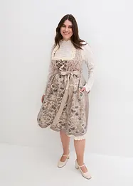 Dirndl avec tablier à sequins, bonprix