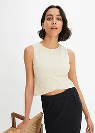 Crop top en coton stretch, bonprix