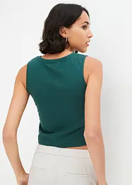 Crop top en coton stretch, bonprix