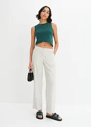 Crop top en coton stretch, bonprix