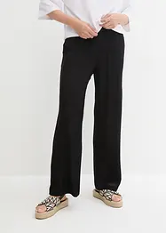 Pantalon palazzo à ceinture élastiquée, bonprix