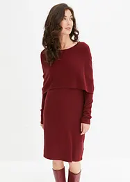 Robe en maille à col réglable, bonprix