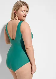 Maillot 1 pièce sculptant, maintien modéré, style portefeuille, bonprix